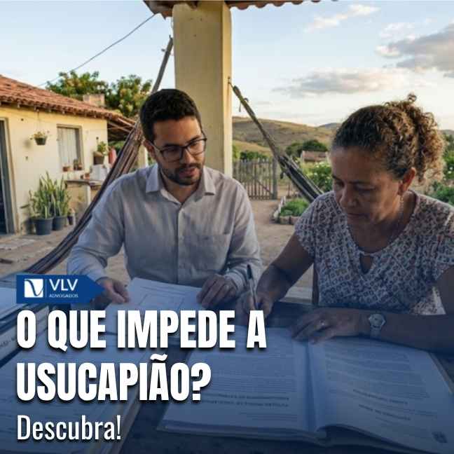 A usucapião é impedida quando faltam os requisitos legais ou quando existe alguma restrição jurídica sobre a posse ou o imóvel.