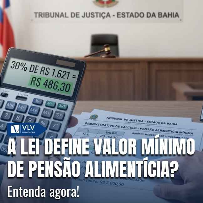 Não existe valor mínimo fixo de pensão alimentícia na legislação brasileira.