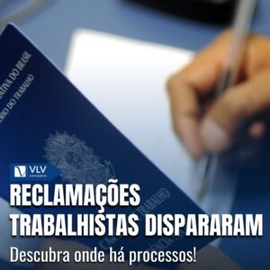 Não existe um ranking oficial único com a lista de estados por número total de reclamações trabalhistas. 