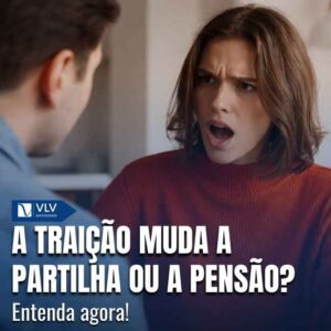 A regra geral é simples: a traição não altera a partilha de bens.