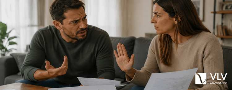 casal com problema por conta do acordo verbal no divorcio