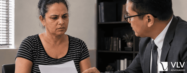 Usucapião: quando você tem direito e quantos anos precisa 2 mulher em busca de usucapião conversando com advogado