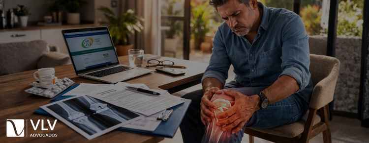 Imagem representando auxílio-doença por artrose