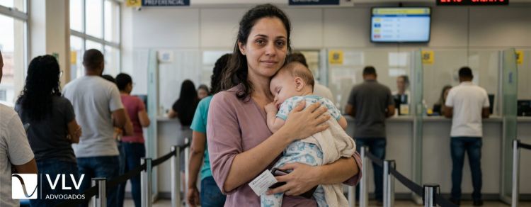 Pais com criança de colo terão novos direitos? Confira! 1 mãe com criança de colo