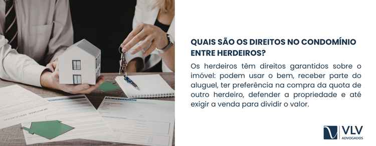 CondomÃnio entre herdeiros: entenda regras e direitos 2 Os herdeiros possuem direitos claros para proteger seu quinhão.