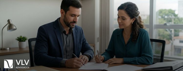 imagem representando divórcio consensual