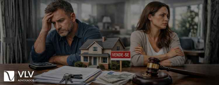 Divórcio litigioso com imóvel financiado 1 Imagem represnetando divórcio litigioso com imóvel financiado.