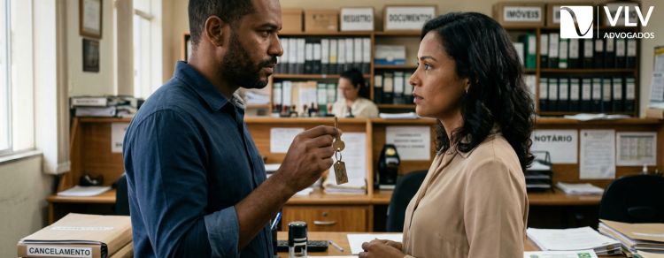 casal pensando sobre a venda da casa no divórcio