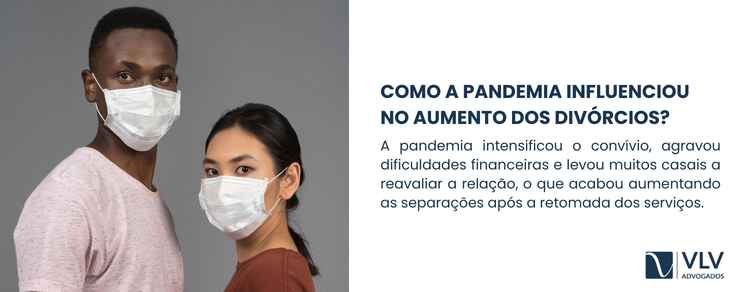 Divórcios no Brasil cresceram após a pandemia? 2 A pandemia influenciou o aumento dos divórcios por uma soma de fatores sociais, emocionais e econômicos.
