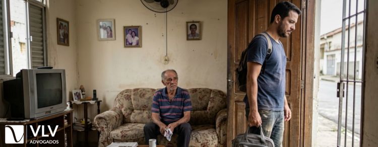 Quem abandona os pais pode ser retirado da herança? Saiba o que diz a lei! 1 filho saindo de casa que abandona os pais e herança