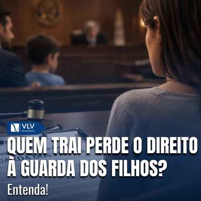 A traição não interfere diretamente na definição da guarda dos filhos.