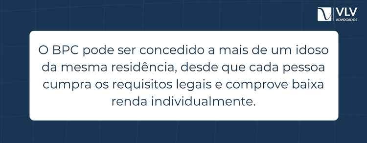 Duas pessoas da mesma casa podem receber BPC? Entenda quando isso é possÃvel 2 Sim. Dois idosos que vivem na mesma casa podem receber o BPC, desde que ambos atendam aos critérios legais.Â