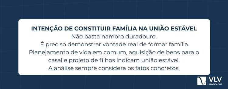 Como saber se estou em união estável? 2 Há intenção de constituir família quando existe o chamado animus familiae