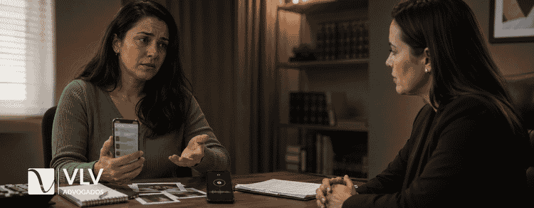 Entenda o que seria o crime passional, características e atualizações! 2 imagem representando mulher falando com advogada