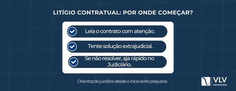 Como evitar um litígio contratual? 2 Em caso de litígio contratual, a primeira medida é analisar o contrato com atenção e verificar quais direitos e deveres estão previstos.