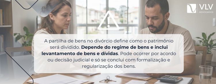 Partilha de bens: quem fica com o quê no final? 2 imagem explicando como fica a divisão na partilha de bens