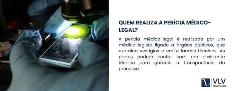Perícia médico-legal no Direito Processual Penal 2 A perícia médico-legal é realizada por um perito oficial, geralmente um médico-legista vinculado a órgãos públicos, como o Instituto Médico Legal.