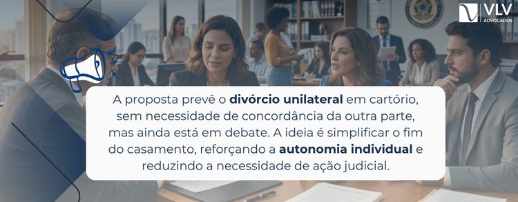 imagem explicando a proposta de divórcio unilateral em cartório