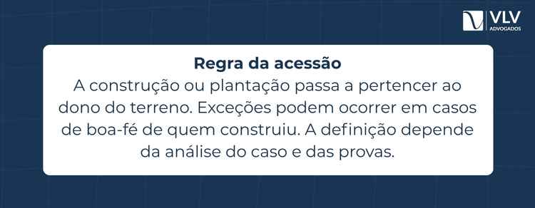 quem fica com imovel na acessao