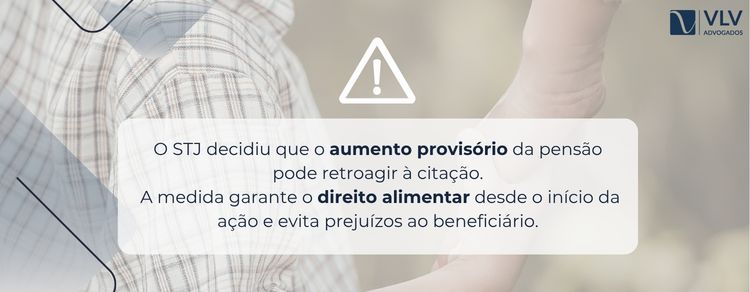 imagem explicando sobre a decisão do stj sobre pensão alimentícia