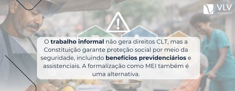 Direitos no trabalho informal: o que a lei garante? 2 imagem explicando sobre os direitos na CLT em caso de trabalho informal