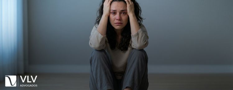 mulher que sofreu violência psicológica