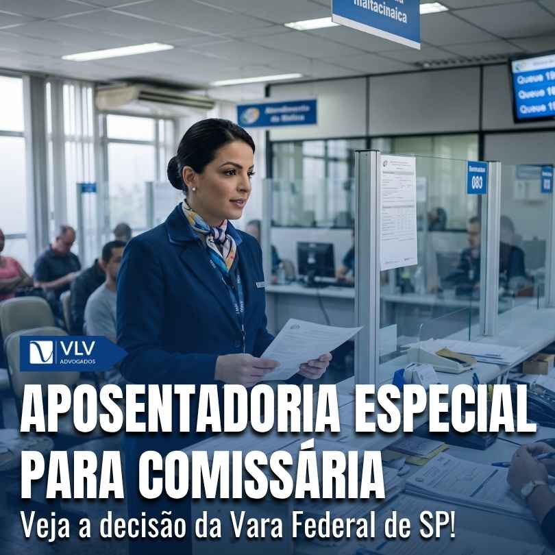 Justica concede aposentadoria especial a comissaria de voo