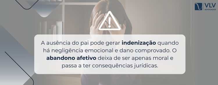 imagem explicando sobre a indenização por abandono afetivo