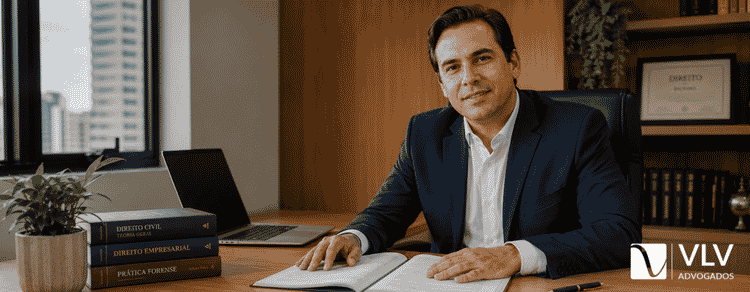 Incluir o nome de madrasta ou padrasto na certidão de nascimento: passo a passo 3 Advogado em escritório durante atendimento jurídico sobre mudança de nome