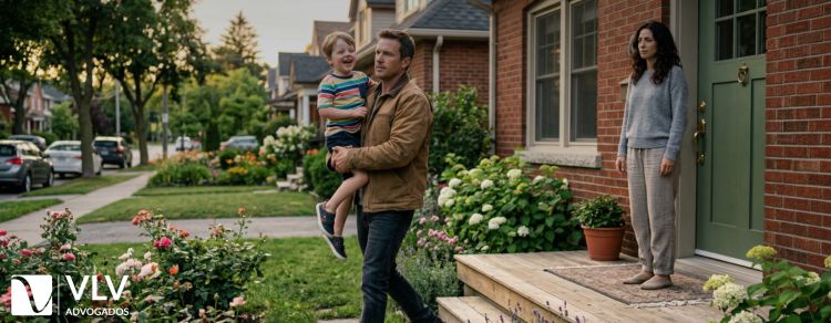 Alienação parental: pai pode conseguir a guarda do filho? 1 imagem de um pai ganhando a guarda por alienação parental