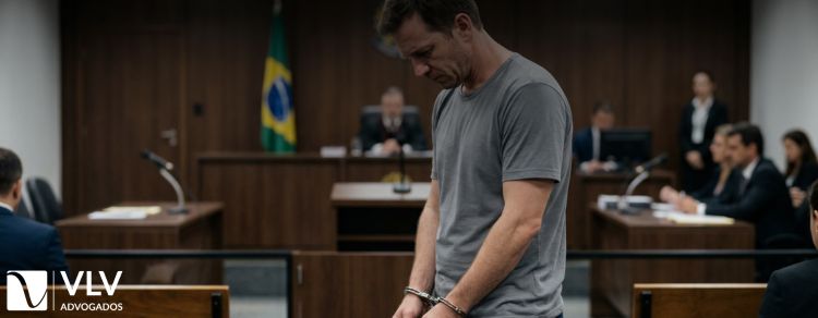 homem sendo condenado por estupro de vulnerável