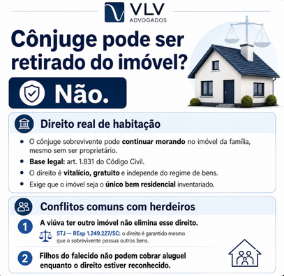 Quando casei, meu marido já tinha casa. Tenho direito? 2 imagem informativa de conjude pode ser retirado do imóvel?