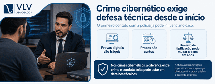 Crime Cibernético: tipos, penas e como denunciar 2 imagem explicando a importância da defesa técnica no crime cibernético