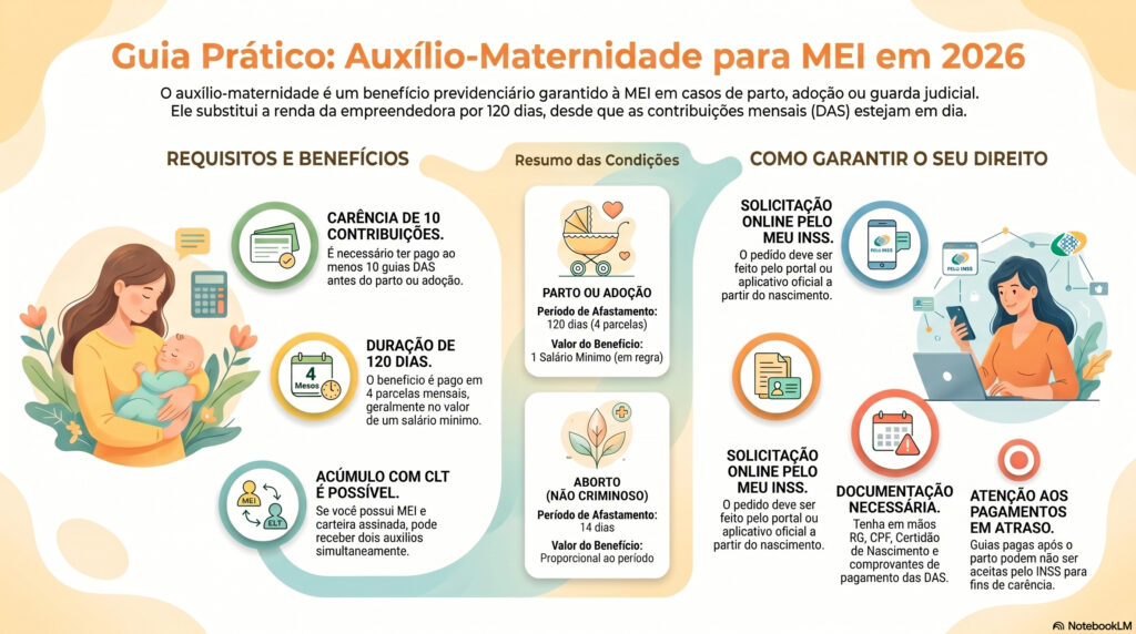 gestante mei tem direito a salario maternidade