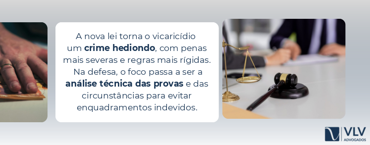 imagem explicando sobre vicaricídio ser crime hediondo