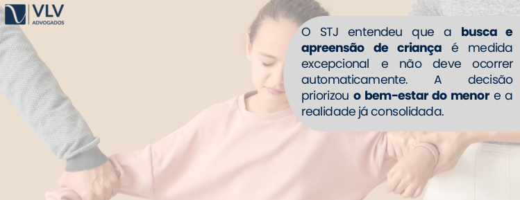 imagem explicando decisão do stj sobre descumprimento de guarda