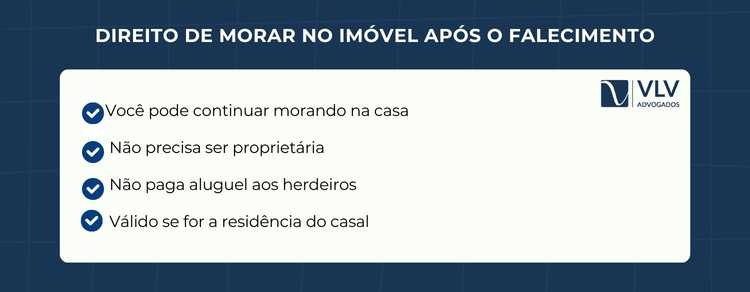 imagem representando direito de morar no imovel apos falecimento