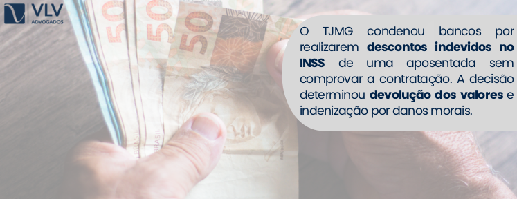 imagem explicando sobre o TJMG ter condenado bancos por descontos indevidos no inss