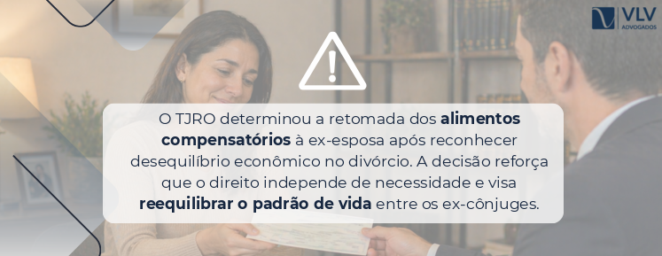 imagem explicando caso de alimentos compensatórios 