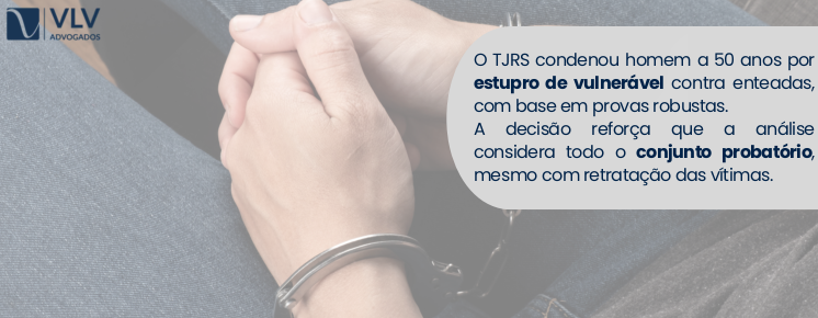 imagem explicando condenação do homem por estupro de vulnerável