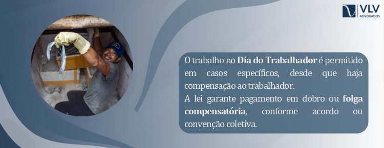imagem explicando direitos do trabalhador no trabalho em feriado