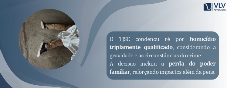 imagem explicando sobre caso de crime que levou à perda familiar