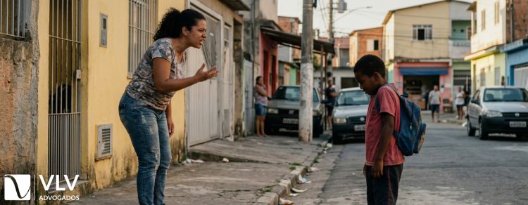 criança sofrendo injúria racial