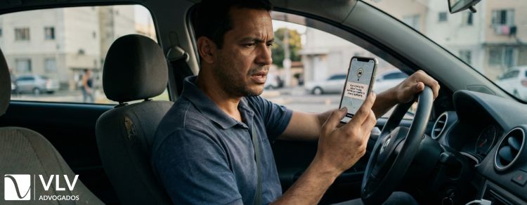motorista sendo excluído do app após denúncias