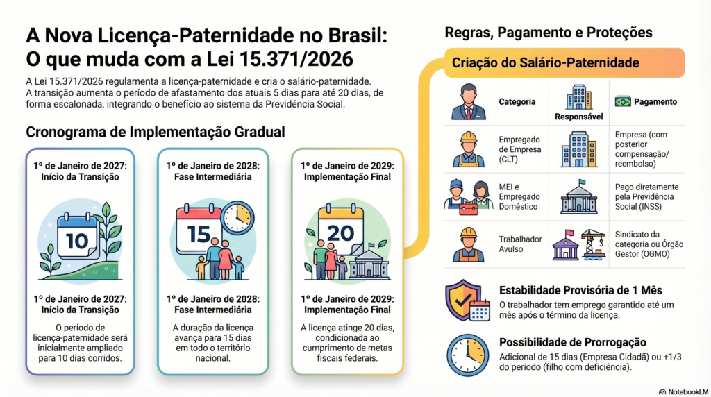 Nova lei amplia a licença-paternidade e cria salário-paternidade 2 imagem representando lei de licença-paternidade