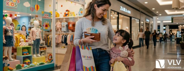 mulher e filha representando o que pode e não pode pagar com pensão