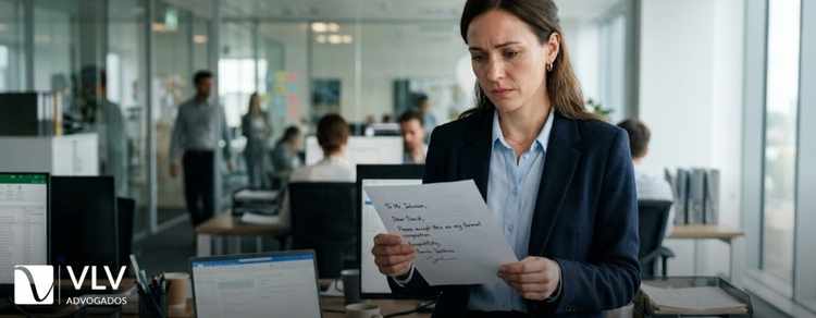 imagem representando pedir demissao durante a estabilidade