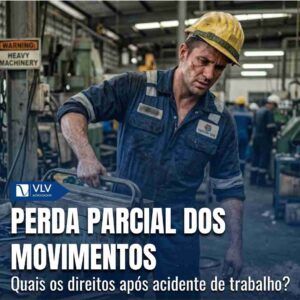 perda parcial dos movimentos