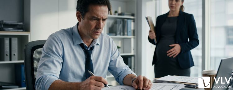 homem fazendo cálculo do pis pasep com base no salário-maternidade