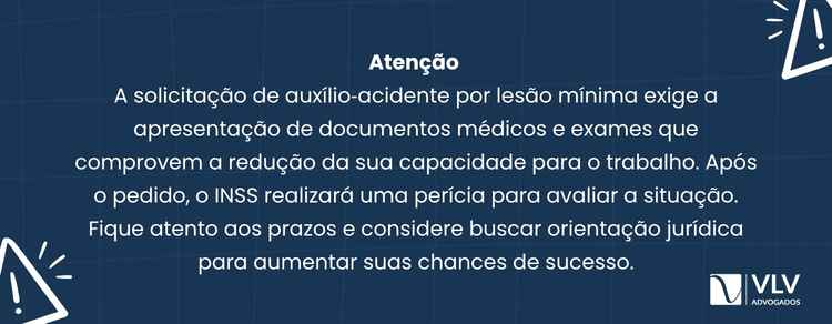 imagem falando da solicitação de auxílio-acidente por lesão mínima